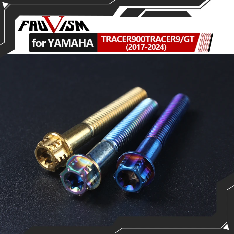 Motorcycle Engine Bolts Kit Ignition Clutch Cover Screw M6 Stainless Steel Cylinder Bolts for YAMAHA TRACER900 TRACER9/GT