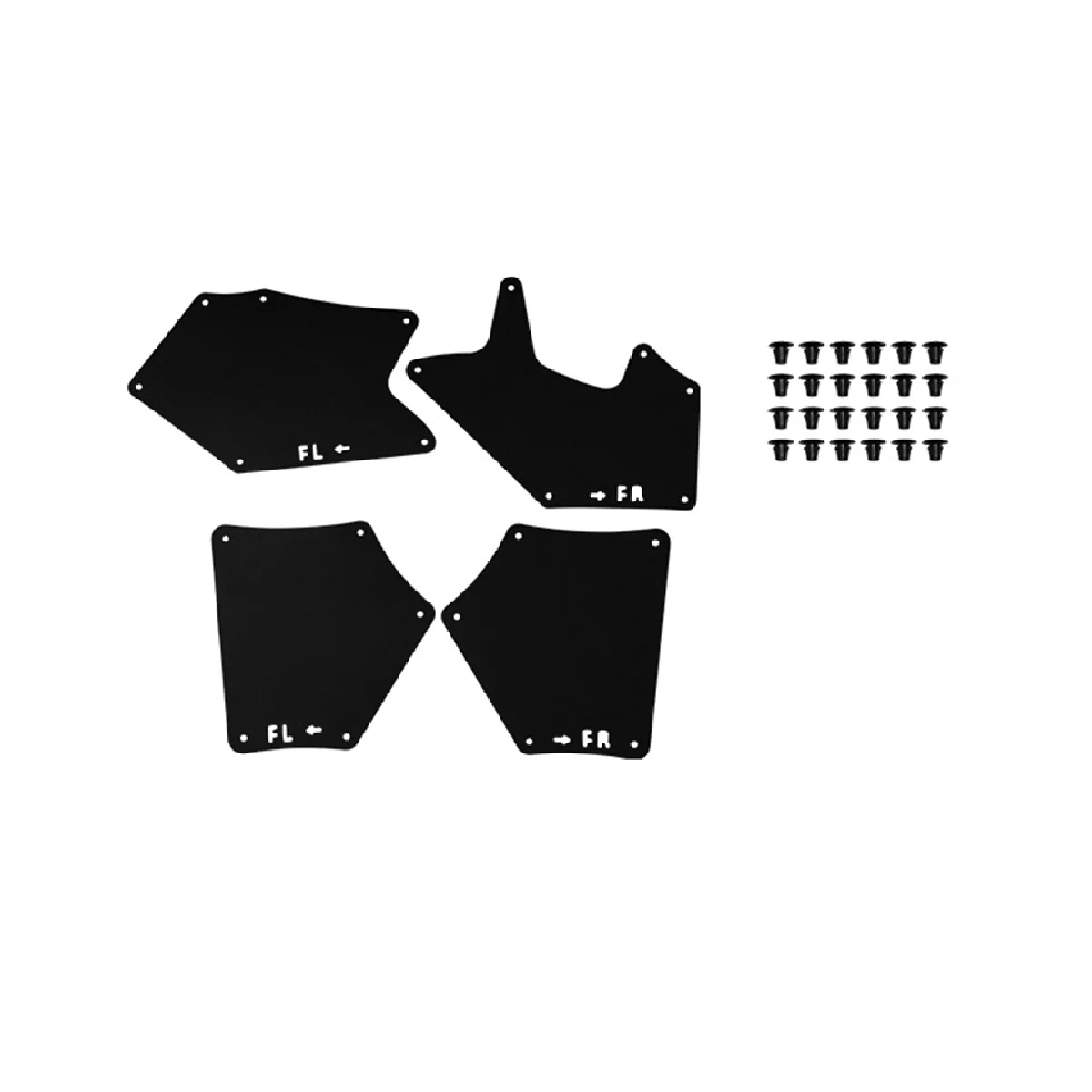 Car Mudguards for Toyota Tundra 2008-2021 Fender Mud Guard Flap Splash Flaps Mudflaps Accessories