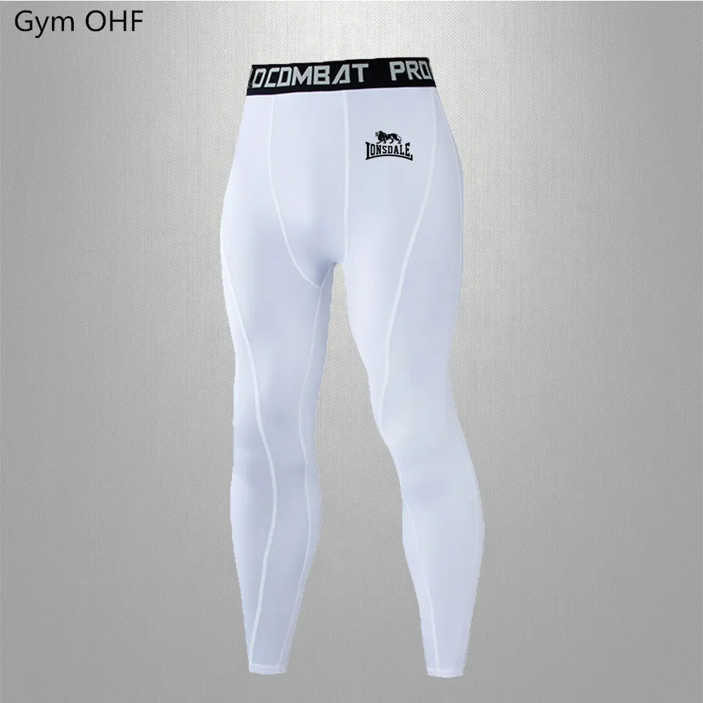 Compression Short Pants Leggings Mallas Deporte Hombre Yoga Men Sports Running Tights Gym Fitness Cycling Base Trousers Training