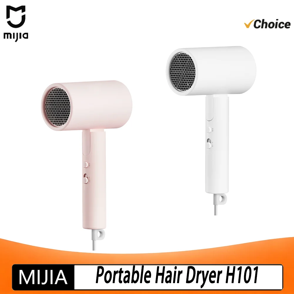 Mijia H101 Foldable Ionic Blow Dryer 50‑Million‑Negative‑Ion 25m/s Powerful Wind Portable Hair Dryer For Home Travel