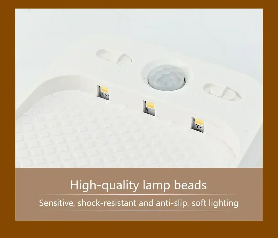 1-4 Pack Motion Sensor LED Night Light Rechargeable Cabinet Light For Bedroom Stairs Hallway Kitchen Closet Lights Wardrobe Lamp