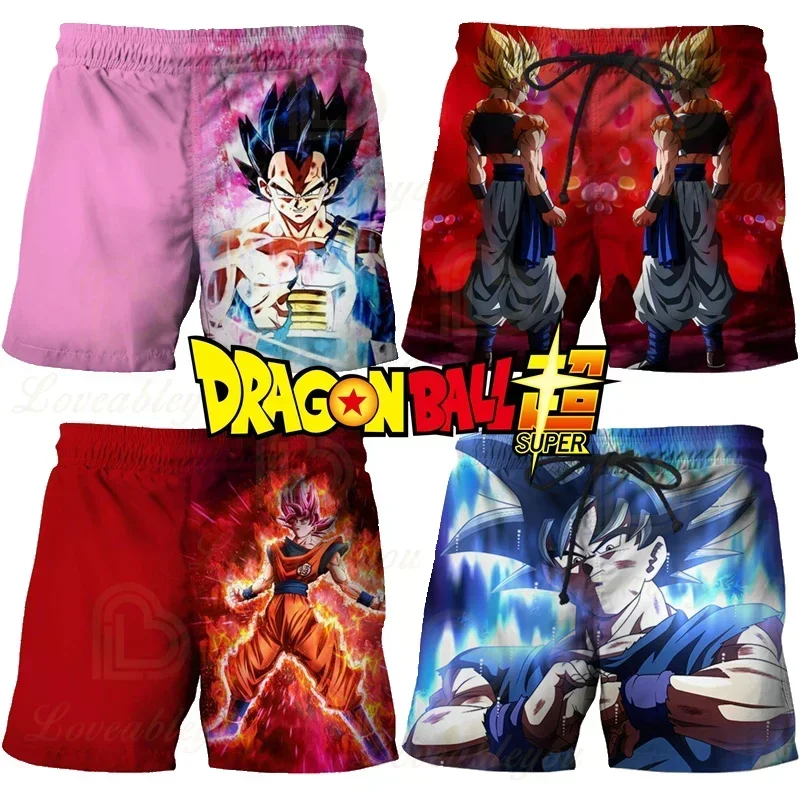 Dragon Ball Z Son Goku Super Saiyan, верхняя одежда, брюки Hitto ZENO, летние шорты, пляжные костюмы Vegeta большого размера, крутые дышащие костюмы