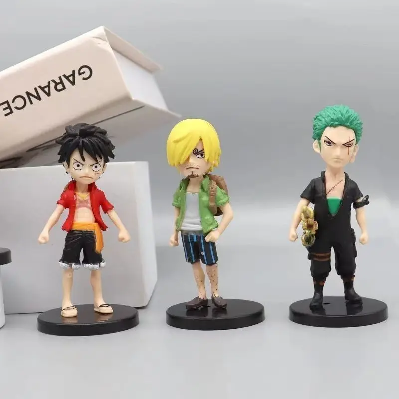 ワンピースルフィゾロ Q 版 6 フィギュア像モデルクリエイティブ高価値漫画アニメ車コンピュータデスクトップ装飾ギフト
