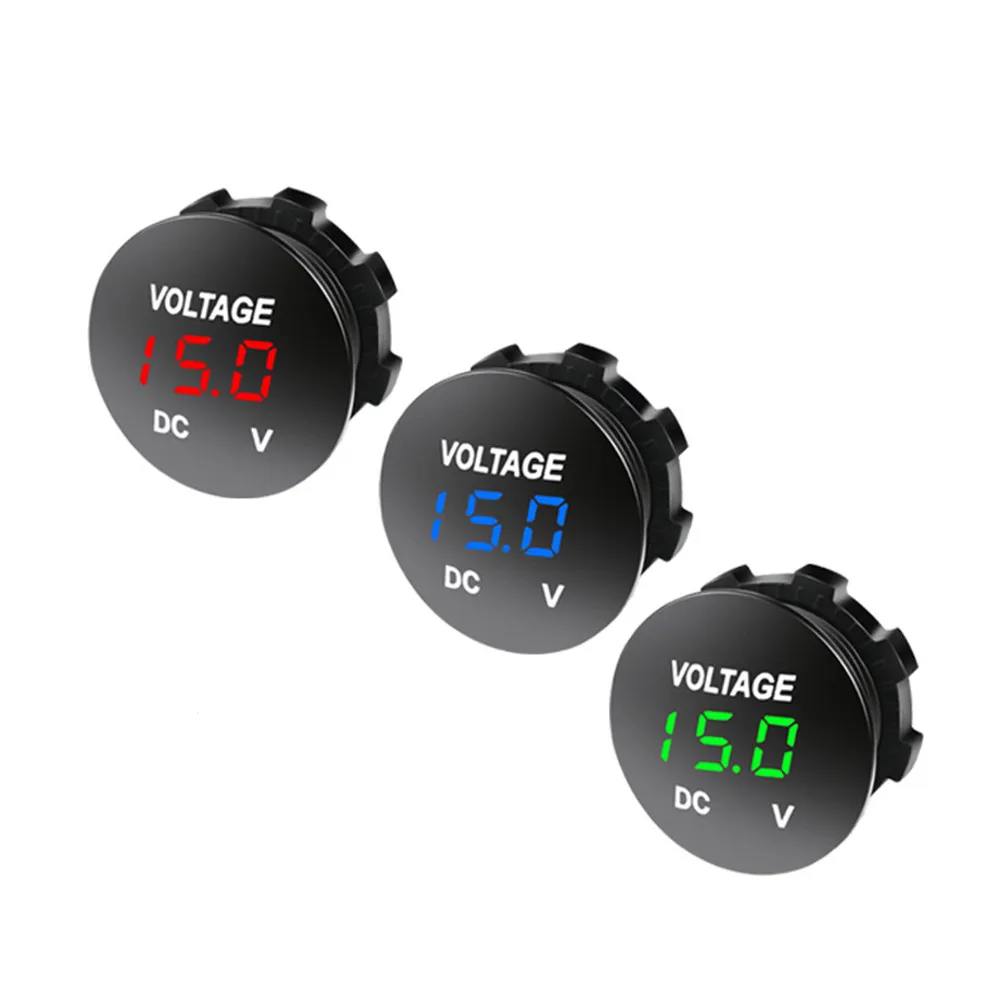 DC 12V-24V 디지털 패널 전압계 전압 측정기 테스터 자동차 자동 오토바이 보트 ATV 트럭 수리 액세서리에 대 한 Led 디스플레이
