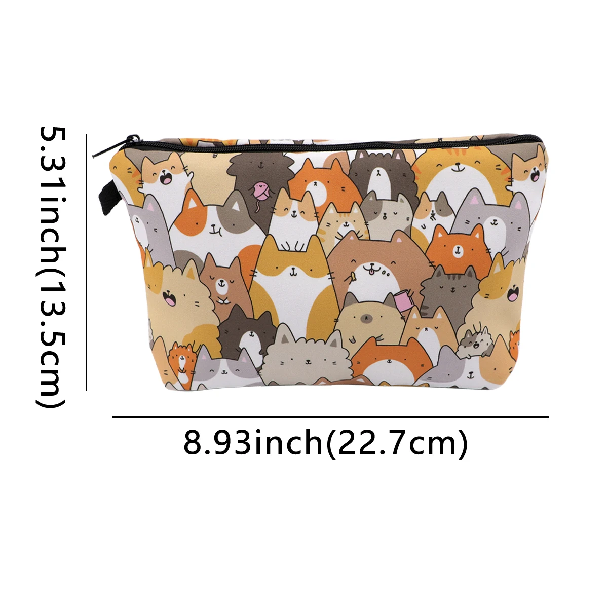 Cartoon Animals Portable Travel Storage Pouch Travel Lipstick Bag Makeup Case Bag Women Travel Makeup Bag Cosmetic Brush Bags