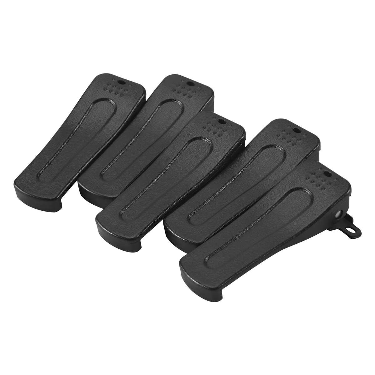 5 pièces réinitialisation Ceinture pour H777 Modèle Chaud Baofeng Radio BF-666S BF-777S BF-888S 666S 777S 888S Walperforé Talkie Accessoires pinces Noir