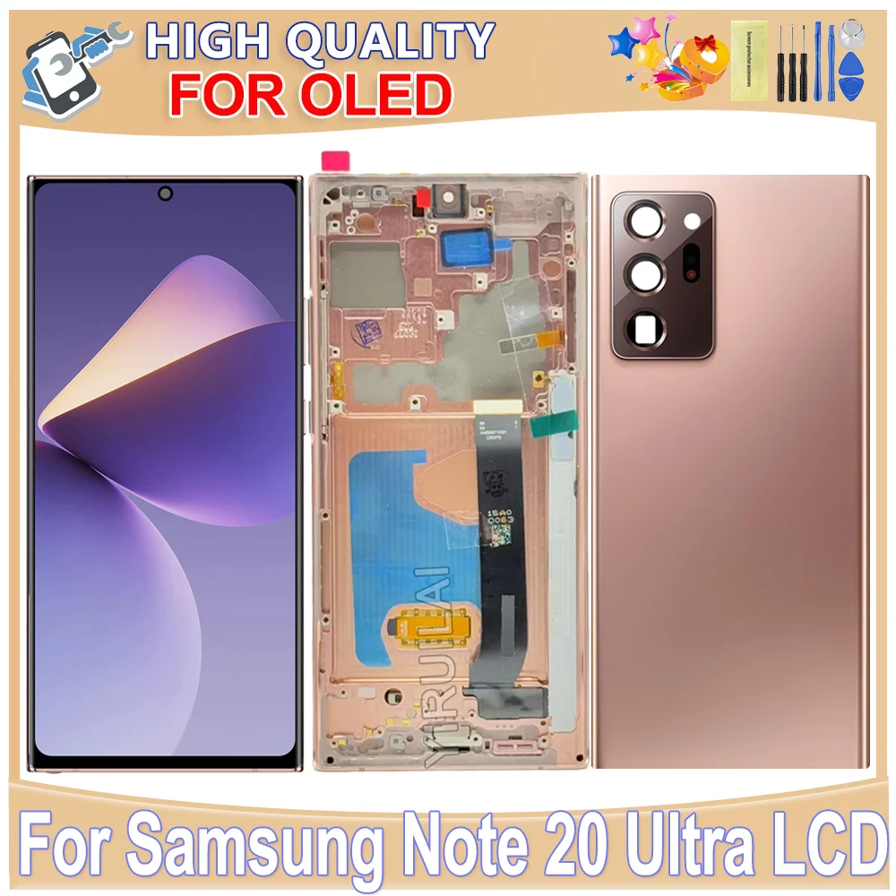 

6.78''OLED For Samsung Note 20 Ultra For Samsung Note 20 Ultra N985 Disaplay LCD Screen Touch Digitizer Assembly Department