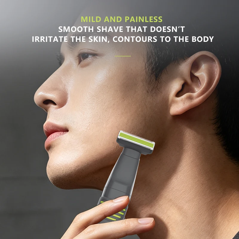 Kemei 800G Man Razor Set Ipx 5 Shaving Machine Waterproof 5 In 1 Electric Shaver For Man Body