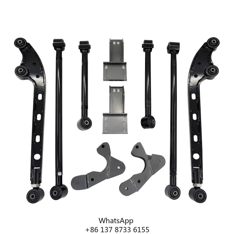 Fits for Suzuki JIMNY Guan Dao Swing Arm Four-bar Linkage Modification Rear Axle Rod Thrust Rod Trailer Hitch Car Accessories
