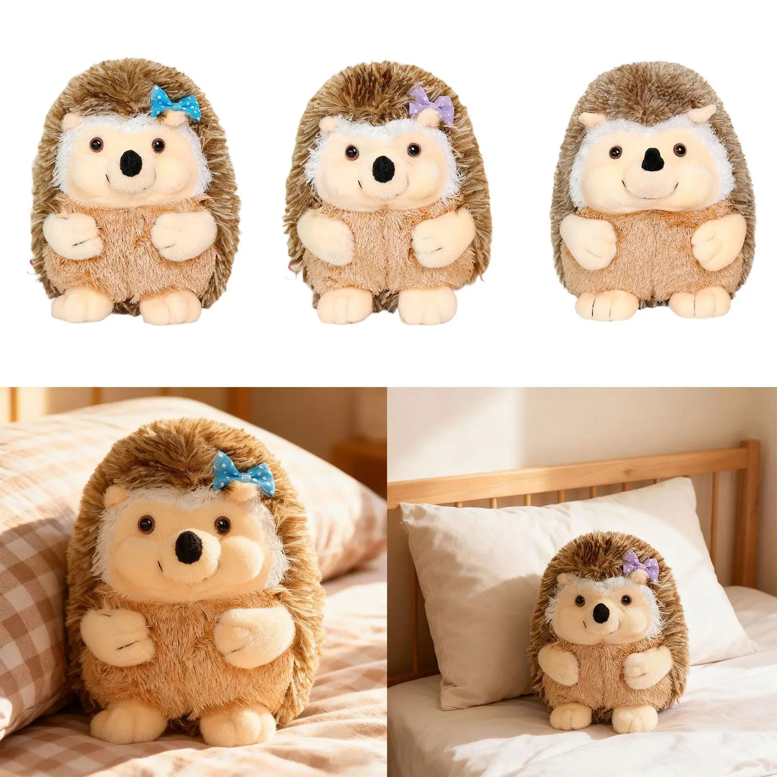 Hedgehog Animal Doll Soft Stuffed Animal Plush Toy for Teens Children Kids