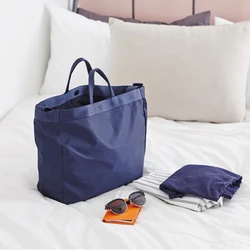 Bolsos Organizadores de viaje al aire libre, bolsa de equipaje de nailon impermeable, bolsa de almacenamiento de ropa portátil, bolso de hombro