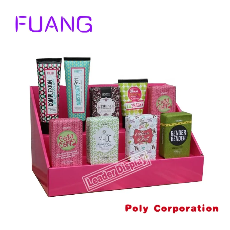 Papier Einzelhandel Promotion Counter Top Seife Pappe Display Stand