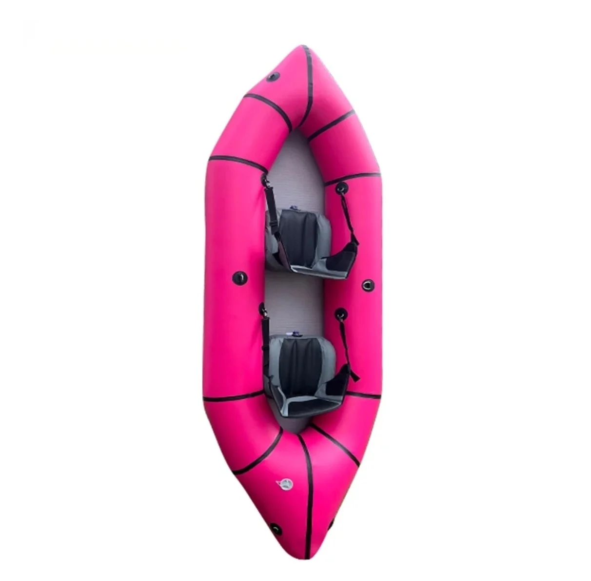 Cheap Colorful Pvc & Tpu Inflatable 2 Person 300cm Kayak with Drop Stitch Mat  Boat Kayaks Sport Fishing