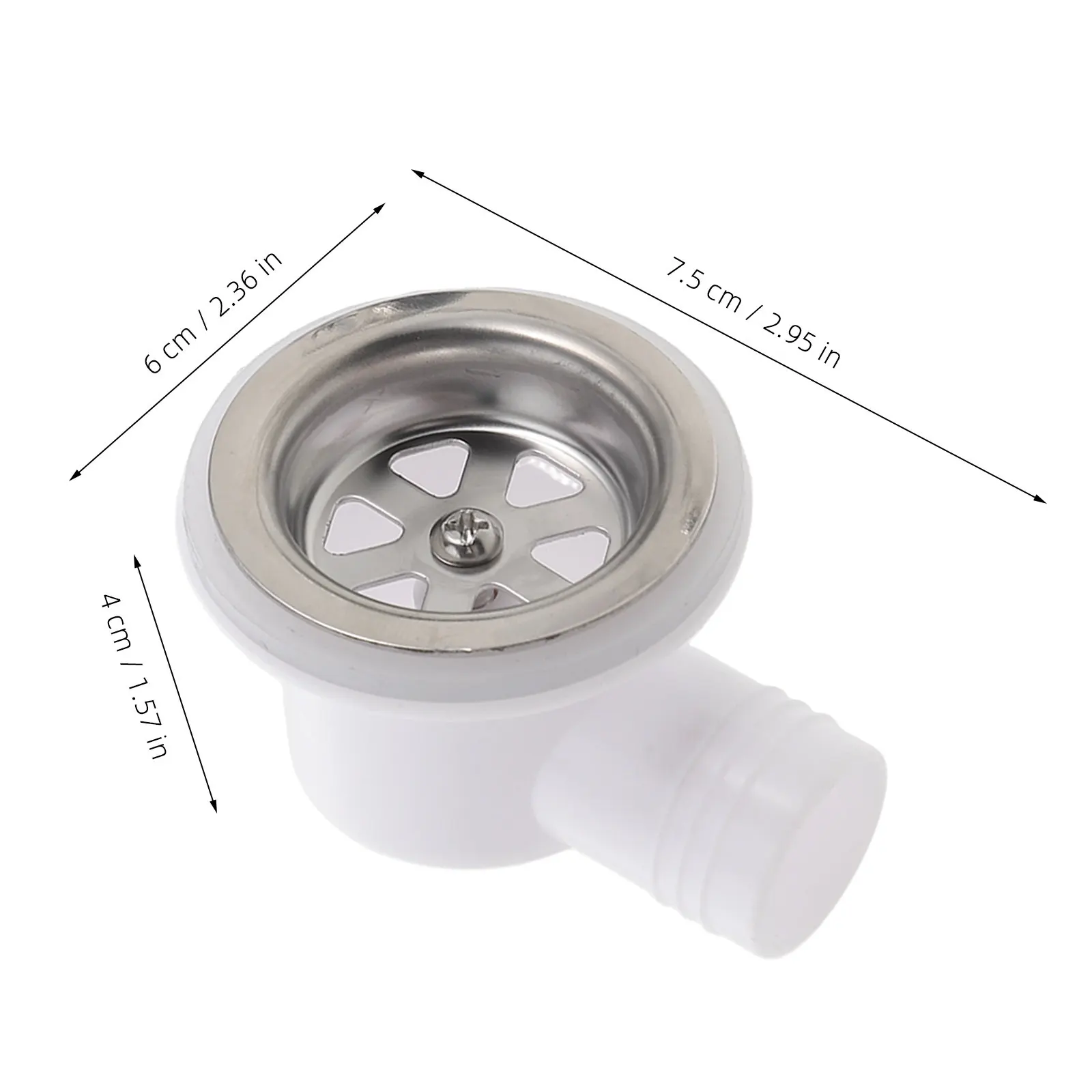 Sink Waste Drain Plug Set for Rvs Boats Caravans 3Inch Hole Camper Sink Drain Stopper Leakproof Corrosion Resistant