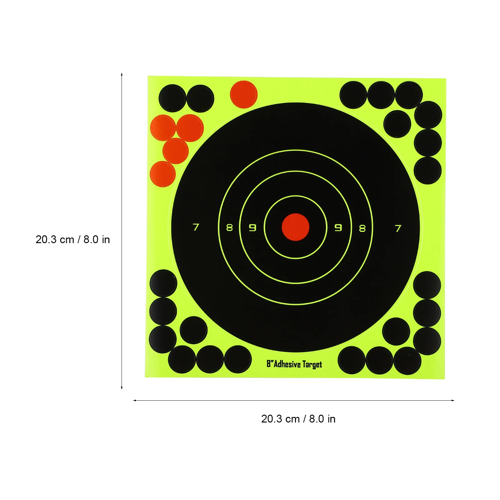 30 Uds pegatinas tiro objetivo papel tiro colcha salpicaduras redondo papeles de puntería círculo para