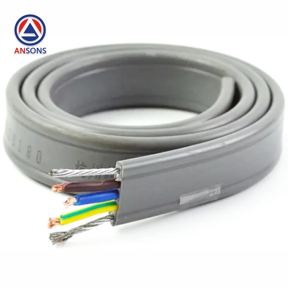 TVVB 16 core 0.75 mm TVVBSG 22x0.75+7x0.5+2x0.75mm² Ansons Elevator Flat Cable Traveling Cable Ansons Elevator Spare Parts