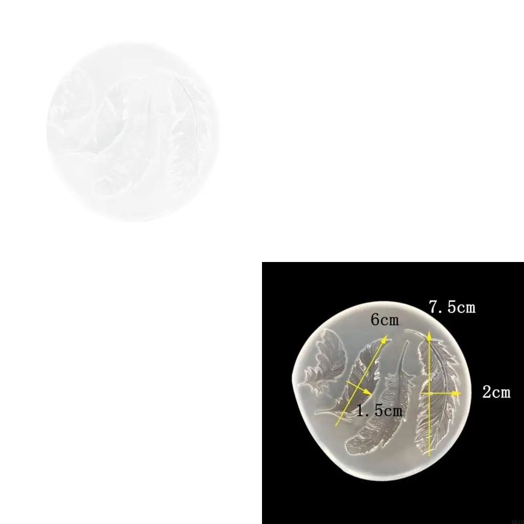 Silicone Mold Mirror DIY Craft Jewelry Handmade Pendant Epoxy Resin Tool