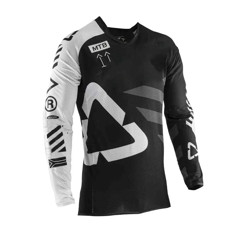MTB Downhill Mountain Bike Jersey Off Road Motocross Long Sleeve ATV Dirt Bike Enduro MX Men Motorcycle Racing Sport Top