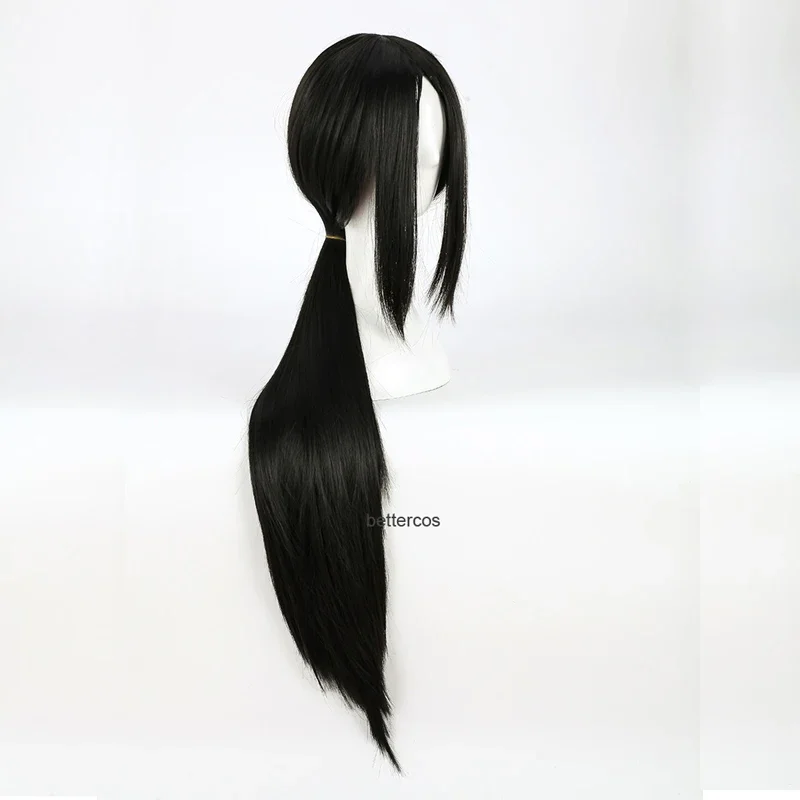 Uchiha Itachi Cosplay Wigs Long Black Heat Resistant Synthetic Hair Wig   Wig Cap