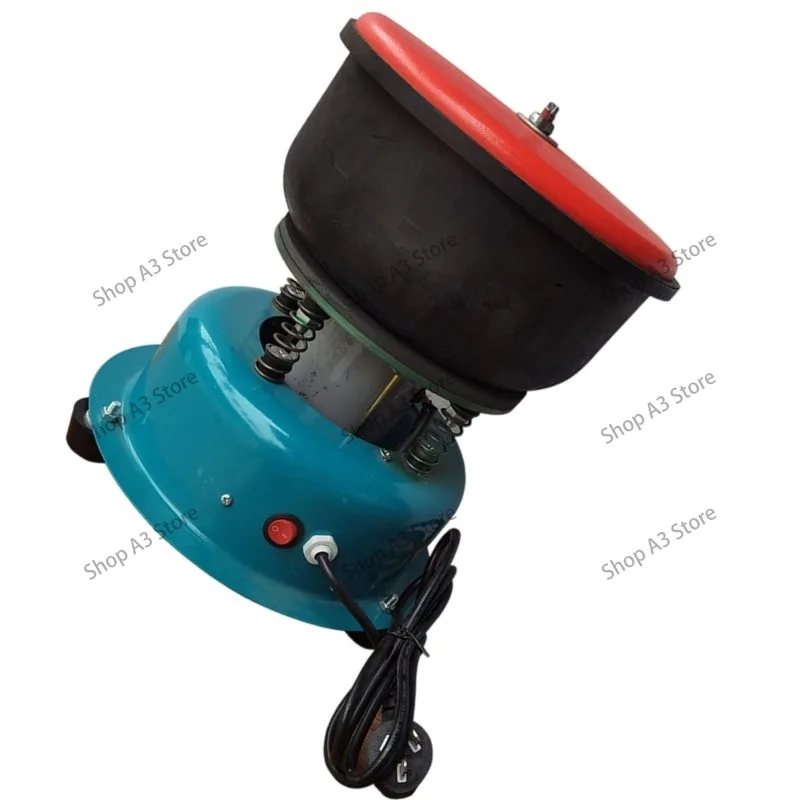 6/8 Inch Fully Automatic Vibratory Barrel Polishing Machine, Hardware Metal Vibration Grinding Deburring Finishing Equipment