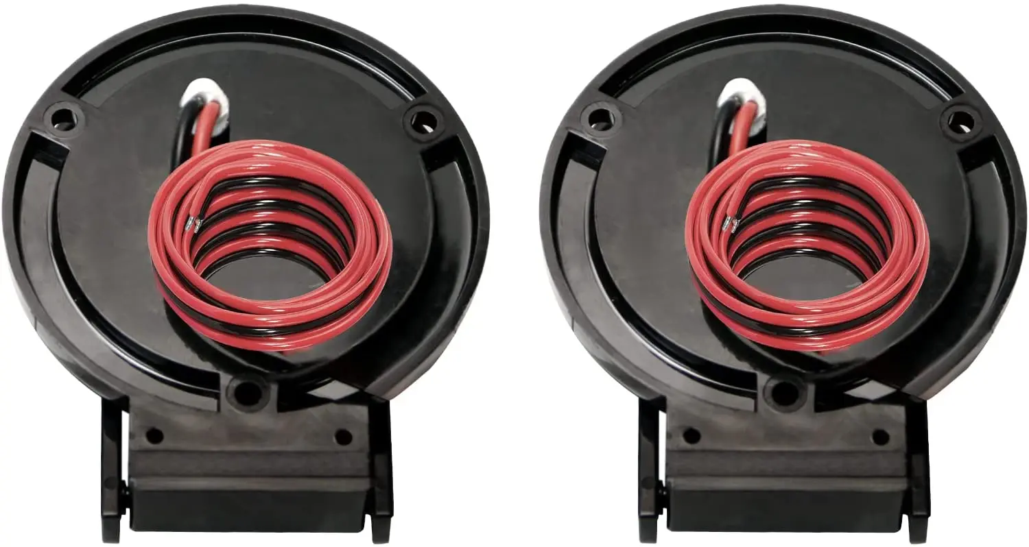 1 Pair Anchor Winch Contains 1 Up And 1 Down For Boat Marine Windlass Foot Switch 12V OR 24V Black Plastic