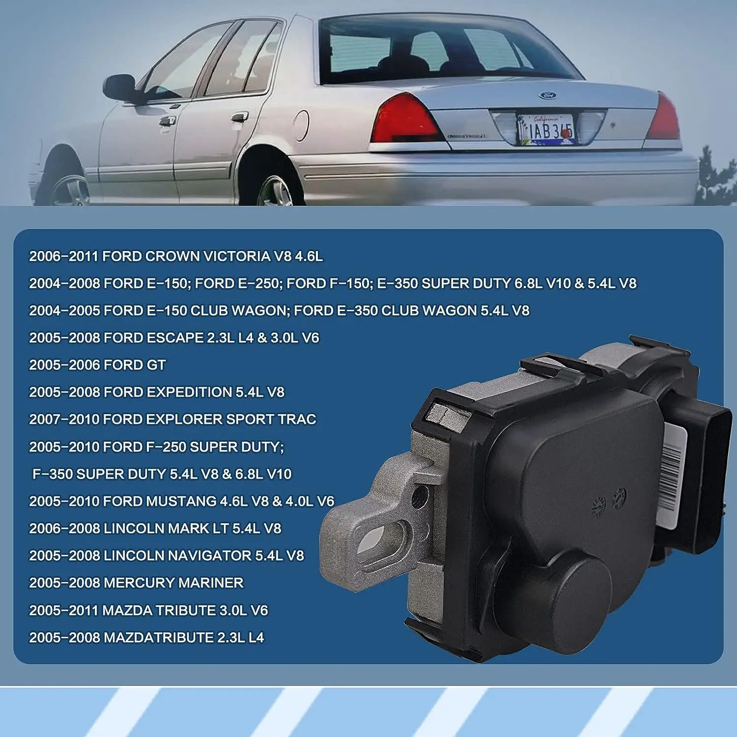 フォード用燃料ポンプドライバーモジュール,590-001,e150,F150-F550,リンカーン,マツダ,水銀,6h1470,fd1002,4c2a-9d372-ba