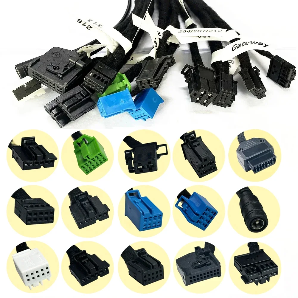 2025 Origional 15 in 1 EIS ELV Gateway Test Cable Platform Lines for Benz W164 W212 W221 W166 W246 W218 W204 W197 W447 W172