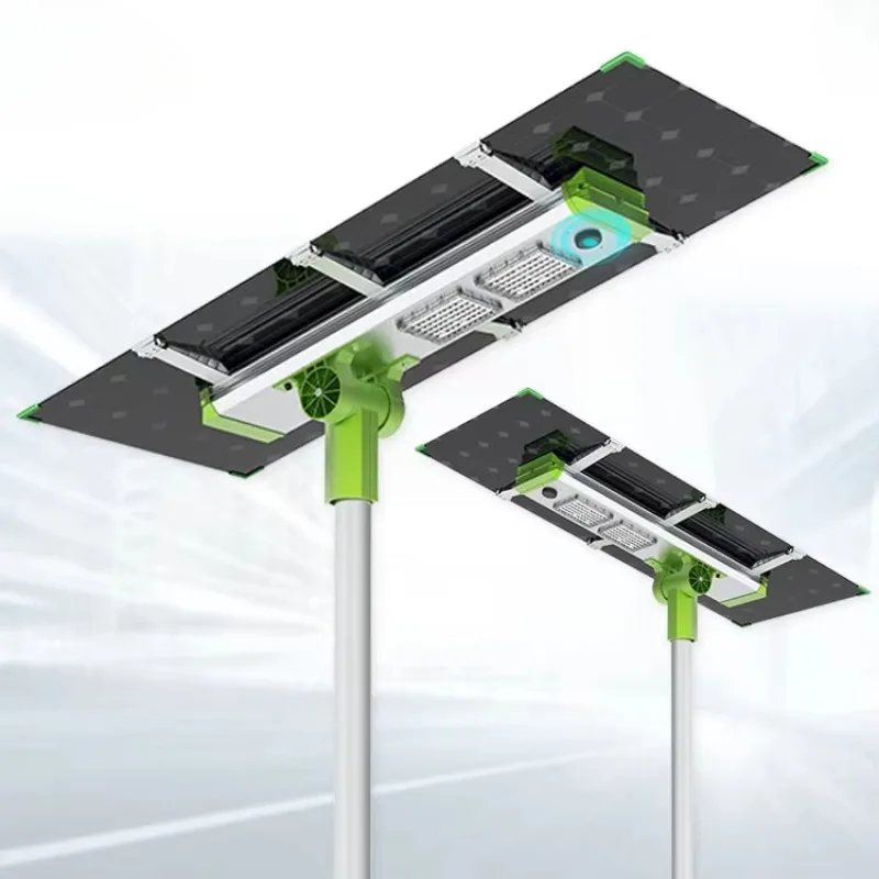 Double-sided 150w 200w 1000w outdoor Panel Split Solar Street Light