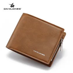 2024 New David Jones Men's Purses Luxury Designer Wallets  Coin Purse Card Holder Clutch Money Bag Unisex Wallet