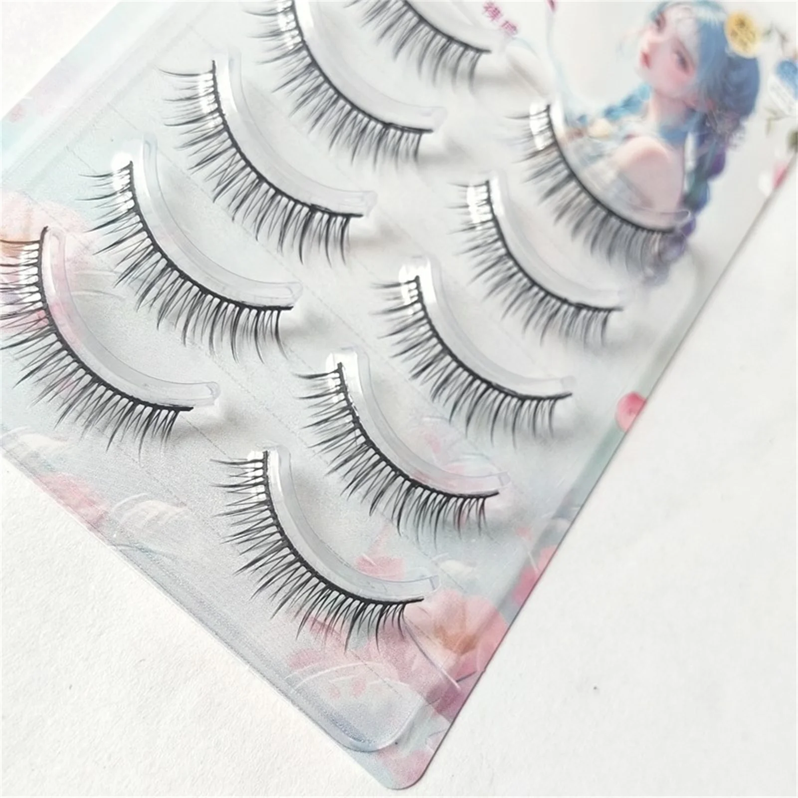 Korean Style strips False Eyelashes With Black Band Natural Full Look Small Eyes Daily eyelash For Makeup