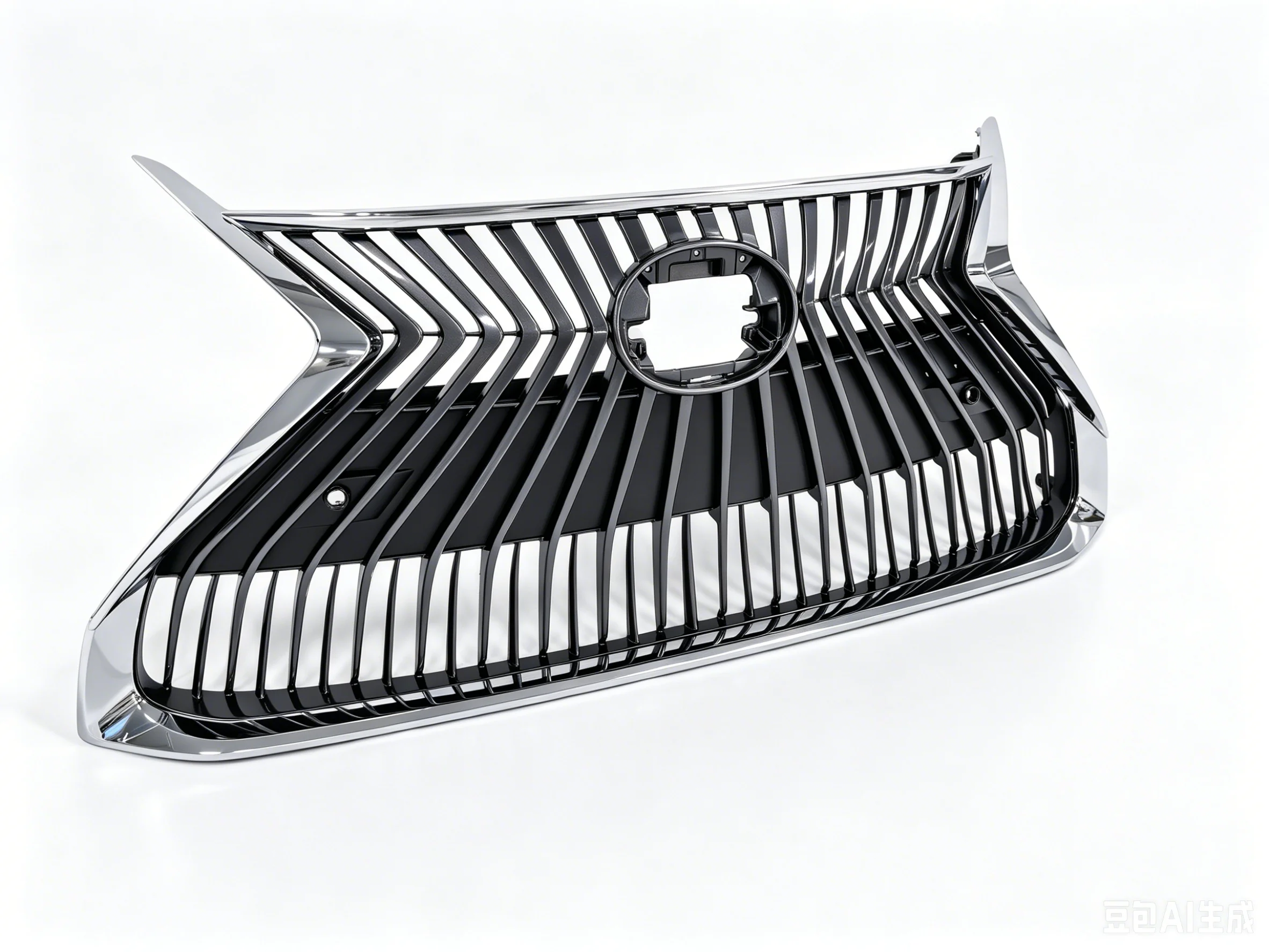Chromed Black Grill Iconic Spindle Grille Instant Luxury Upgrade High-gloss Black Coating Perfect Fitment for 2018 ES200