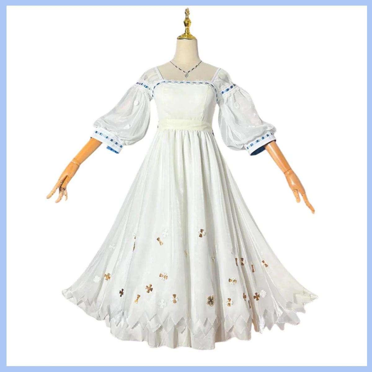 أنيمي لعبة عكس: 1999 سبعة وثلاثون تأثيري حلي 37 فستان أبيض أغطية الرأس شعر مستعار حفلة امرأة مثير لطيف الترفيه اليومي البدلة