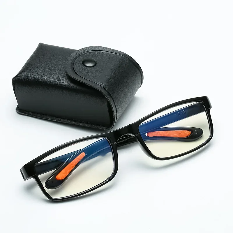 Folding Reading Glasses With Box Women Men Anti-blue Light Portable Eyewear TR90 Farsight Glasses Diopters +1.0 +1.5 To +4.0