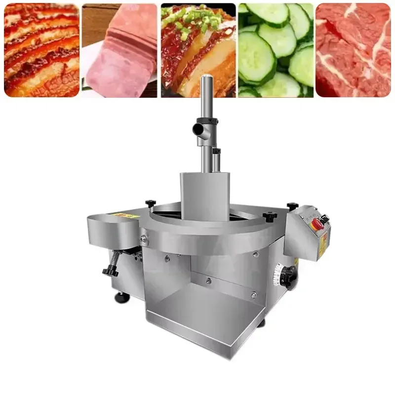 

Multi-Function Fresh Meat Slicer Commercial Sausage Bread Ham Cutting Machine Electric Meat Cutter