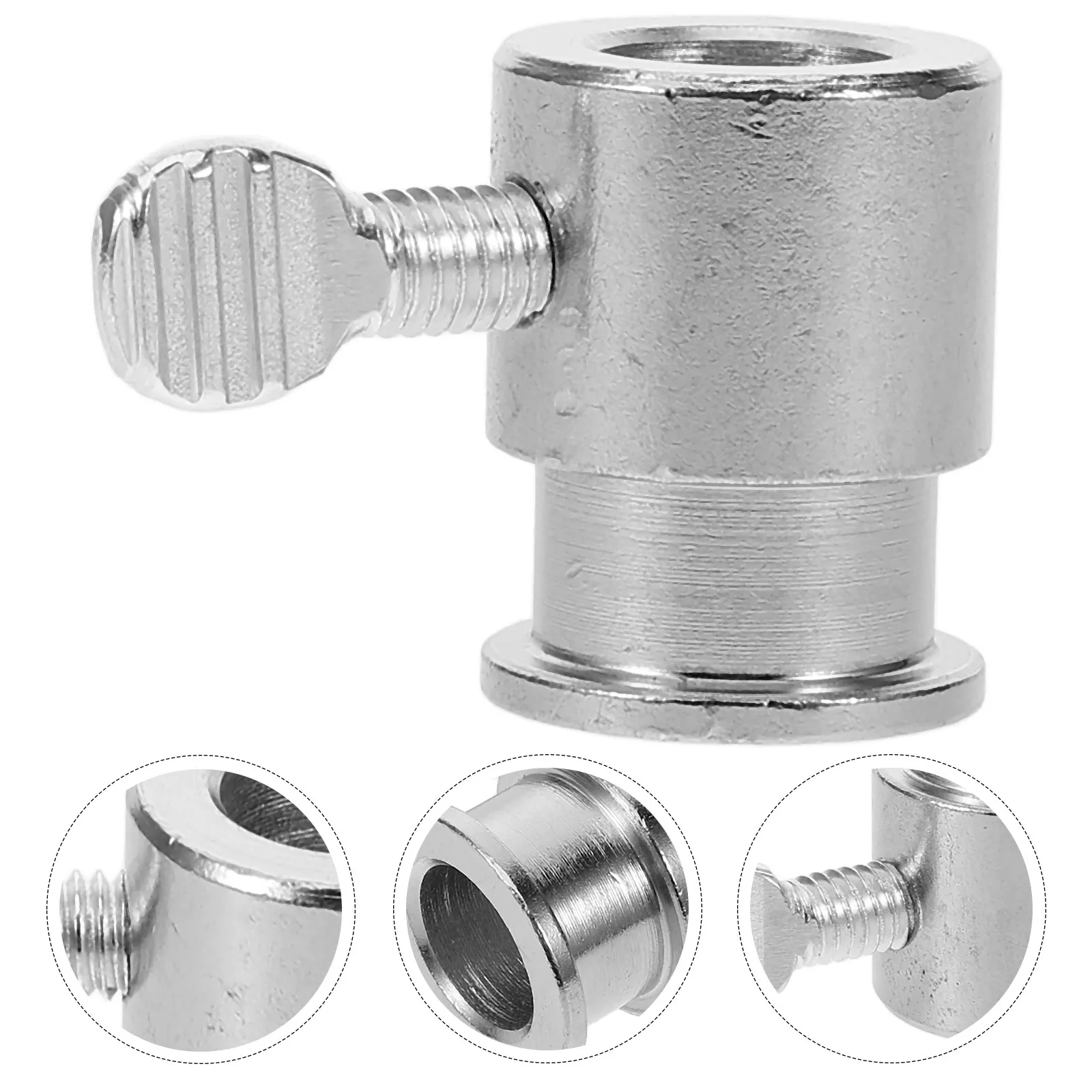Heavy Duty Metal Rotisserie Grill Sleeve Fixator for Gas Grill Spit Rod Sturdy Grilling Rod Stopper Rotisserie Accessory