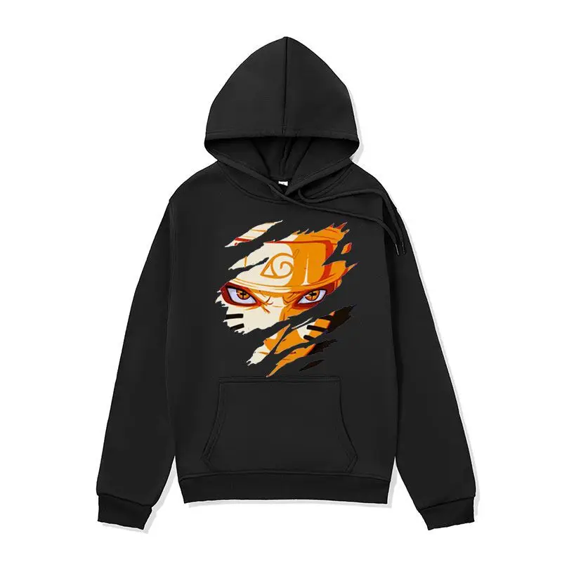 

2025 Naruto Hooded Sweatshirt Suitable Autumn and Winter Casual Top for Both Genders Hoodies Women