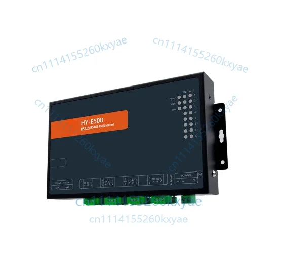 Industrial-grade serial-to-ethernet server, 8-port 485/232 communication modbus gateway, mqtt device e508