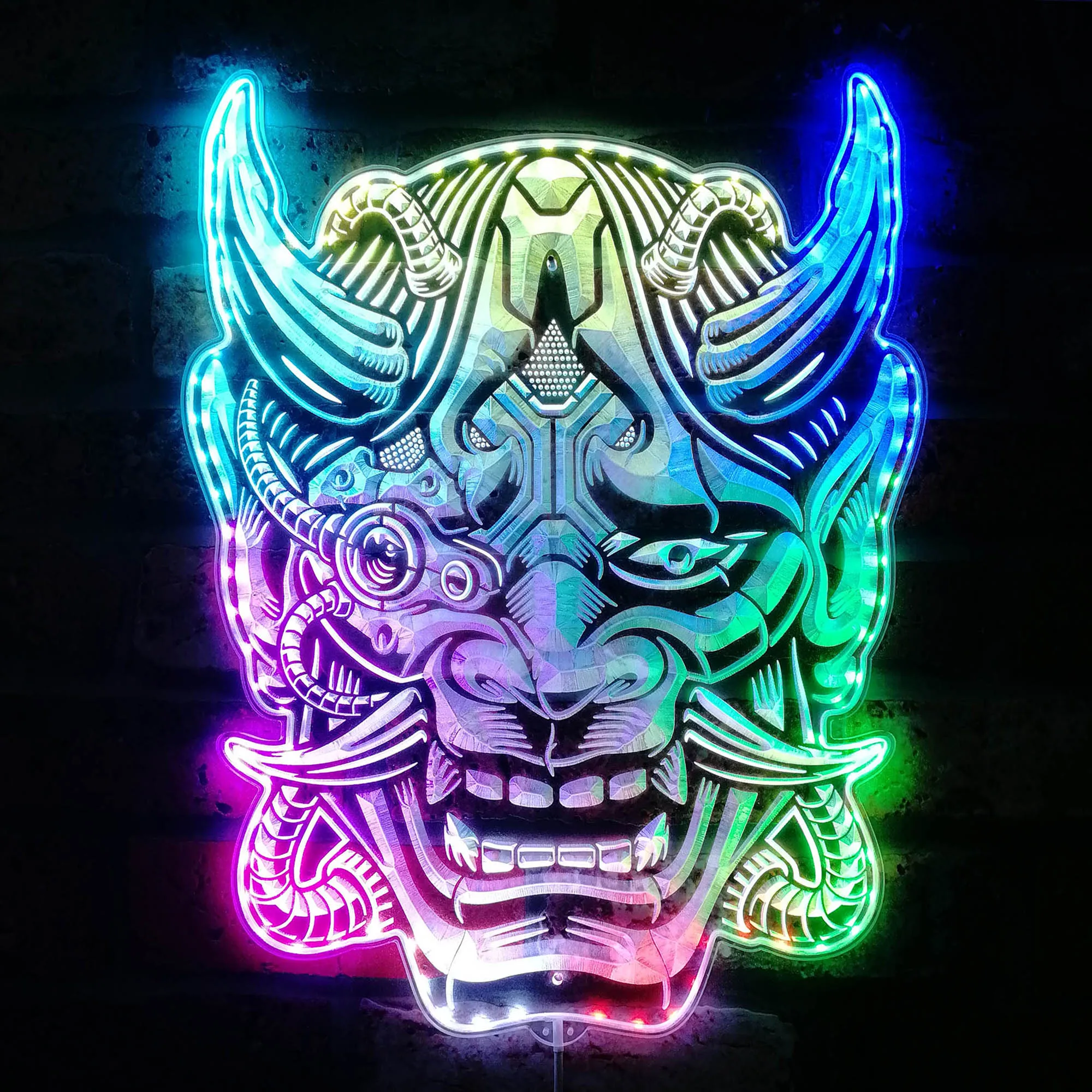 

Cyberpunk Samurai Neon LED Sign, Gamer Night Light LED Sign, Game Room Neon Sign