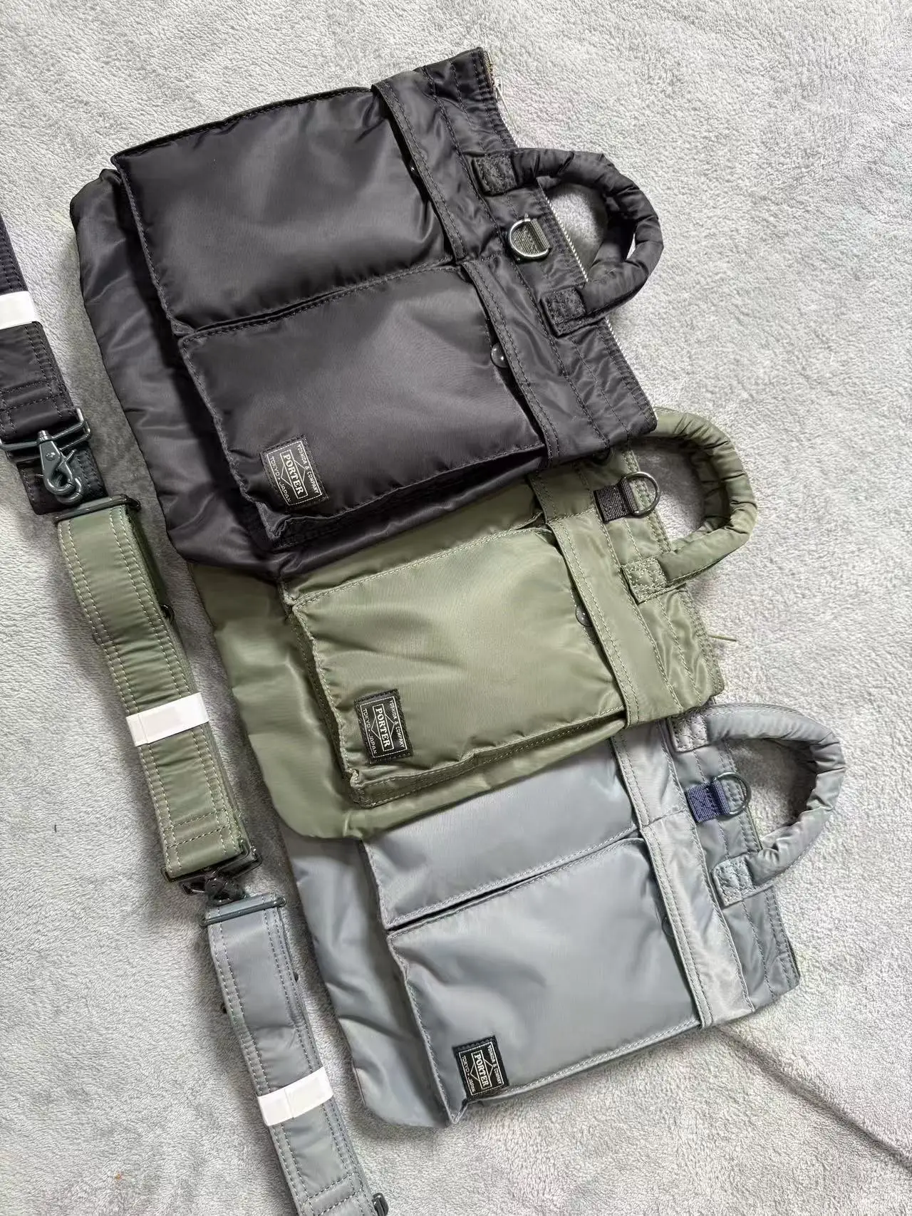 

Porter Medium Size Sports Crossbody Bag Men Fashion Shoulder Bag Waterproof Multifunctional Casual Messenger Bag