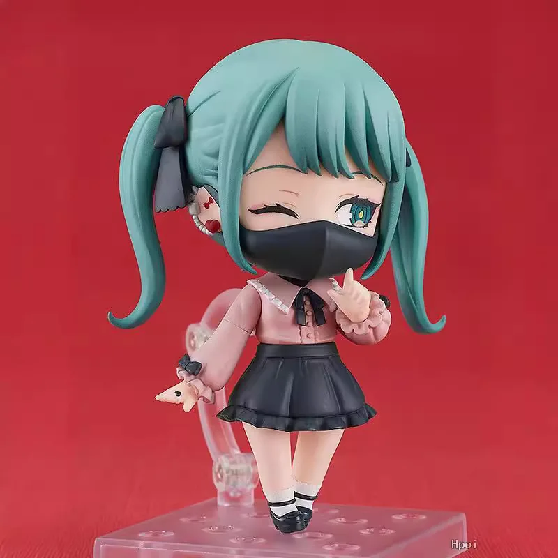 10cm Hatsune Miku Action Figure Vampires Q Version Anime Figure Collection Figures Pvc Model Toys Collection Ornament Gifts Gk