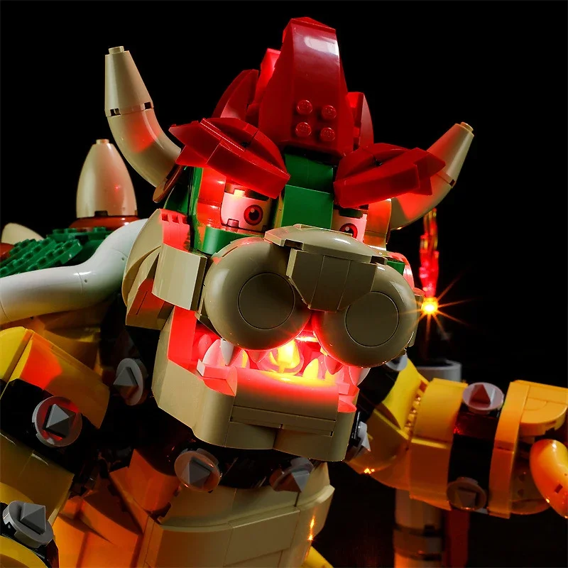 

DIY LED Light Kit for LEGO 71411 The Mighty Bowser, Only LED Light, No Blocks Included