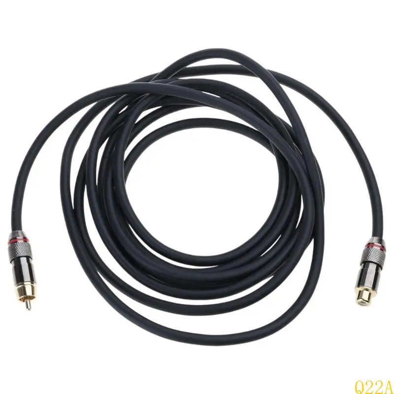 Q22A Sound Extension Cable Improved Break Resistance,for Home Theater, HiFi Connection, Subwoofer to Amplifiers Wire