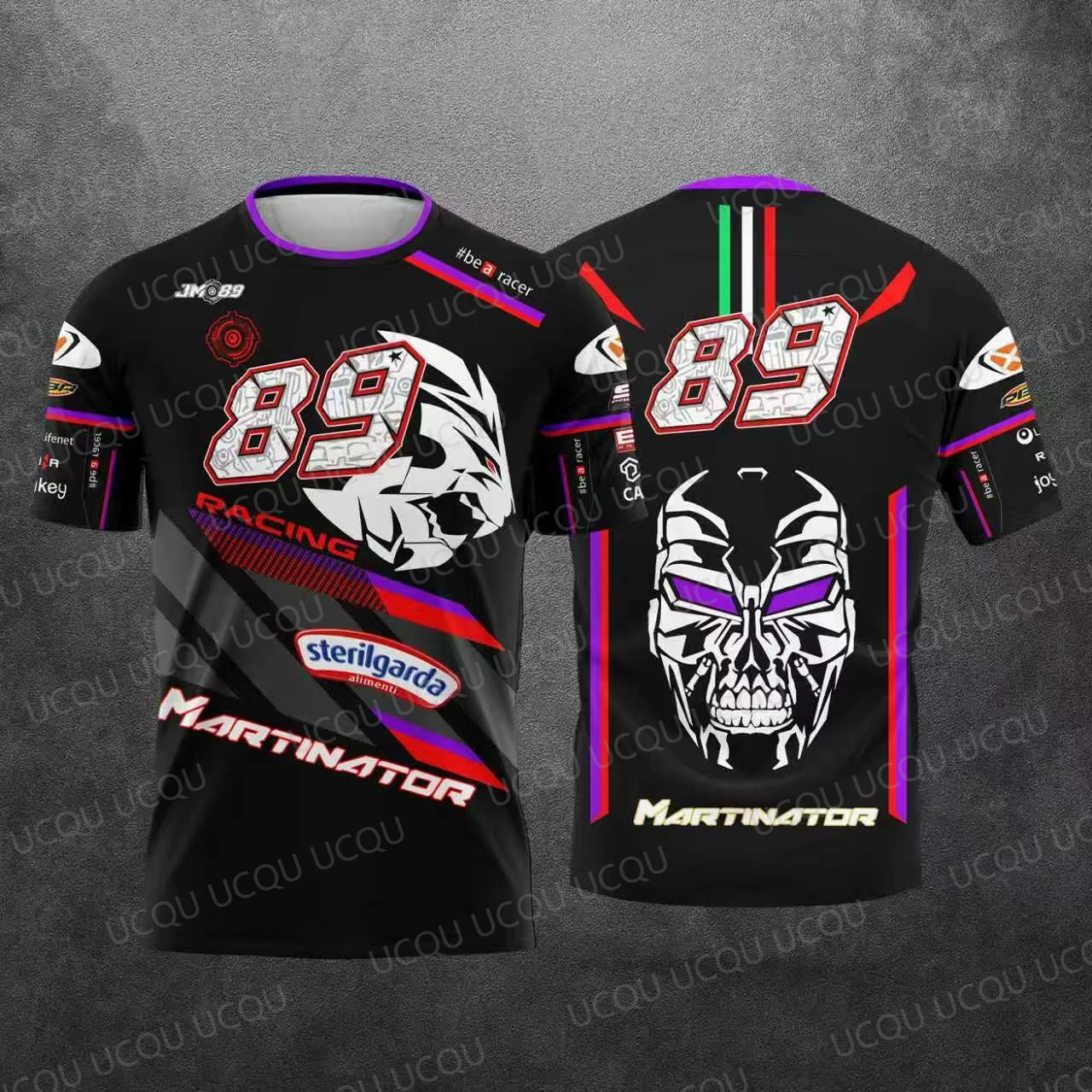 Camiseta de Corrida de Motocicleta 2026 Nova - Piloto # 89 Jorge Martín & Rider # Camiseta casual 72 Marco Bezzecchi Fan para homens e mulheres