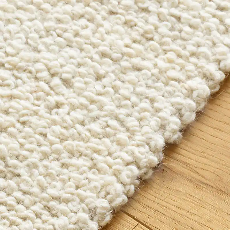 Wool Carpet Solid Color Hand Woven Japanese Style Bedroom Carpet Thicken Rugs Minimalism Luxury Large Area Living Room Rug