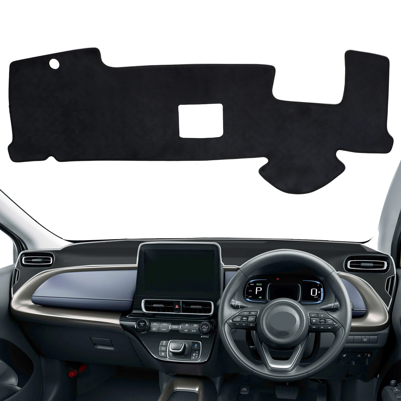 

Dash Mat Dashmat for Toyota Aqua Prius C 2021-2023 Dashboard Cover Pad Car Accessories Sunshade Protective Carpet