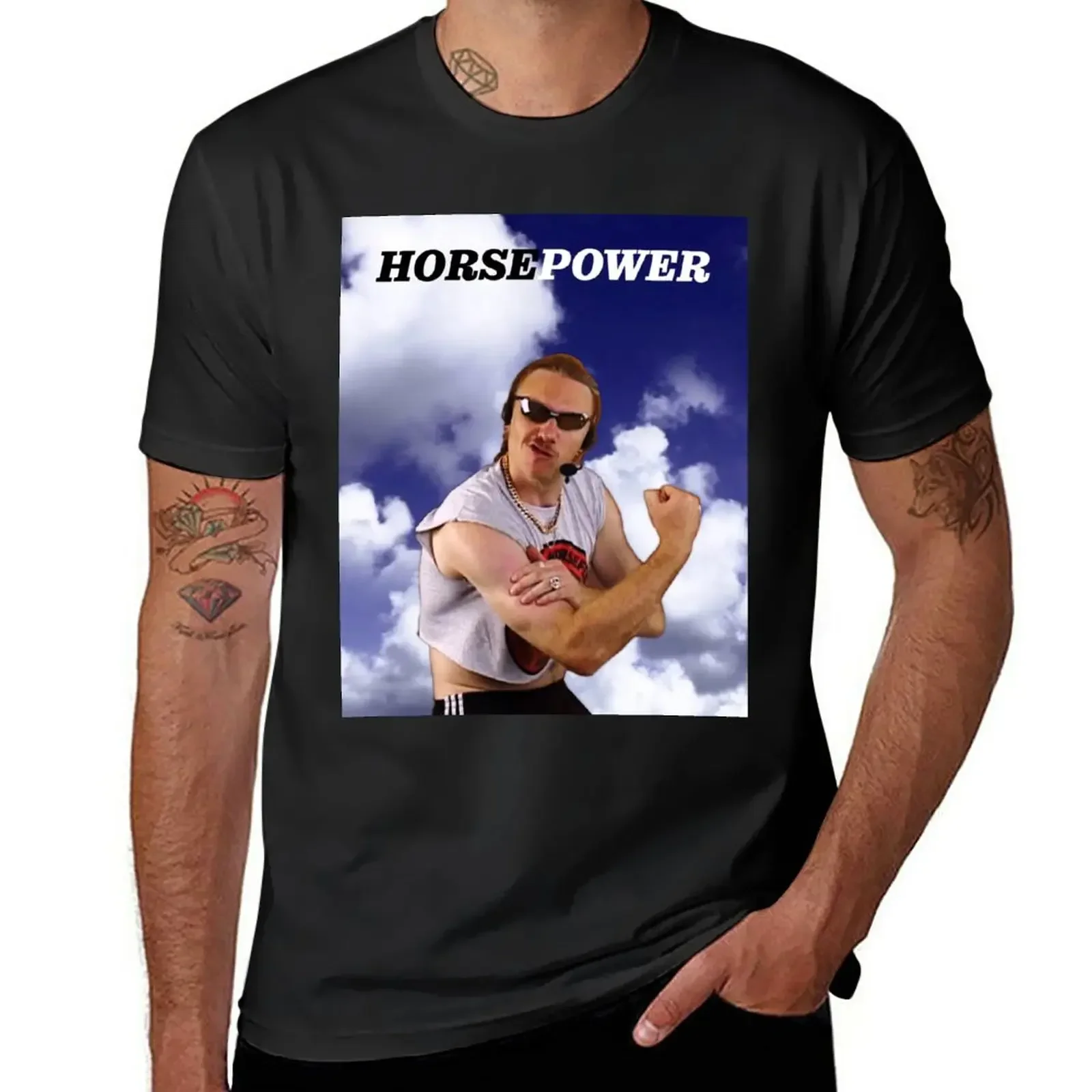 

HORSEPOWER T-Shirt graphics sublime plus sizes mens workout shirts