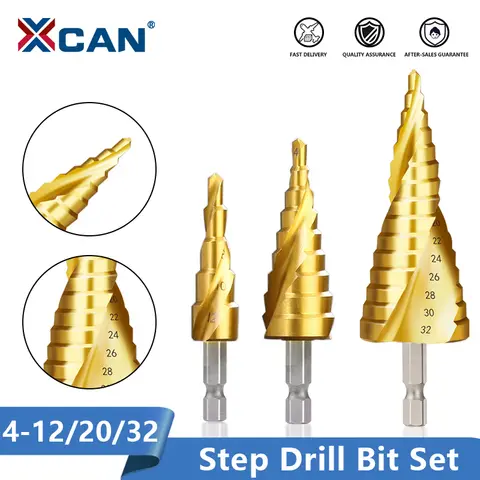 Step Cone Drill 4-32mm xcan