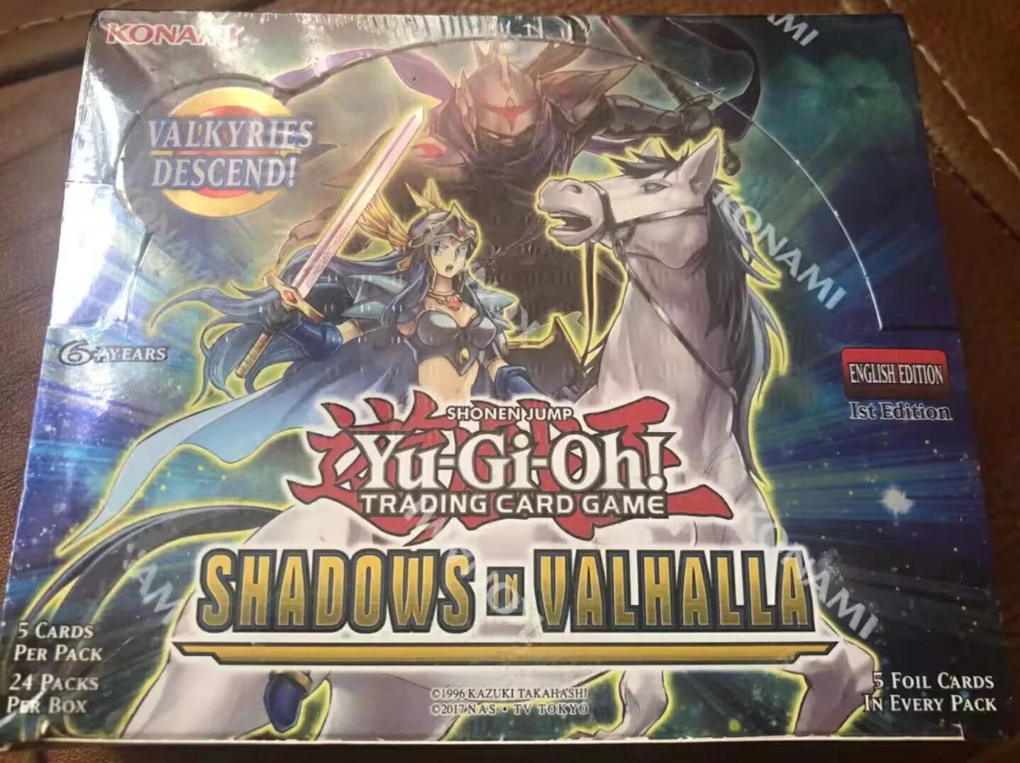 Yugioh KONAMI Duel Monsters TCG Shadows in Valhalla SHVA English 1st Edition Collection Sealed Booster Box