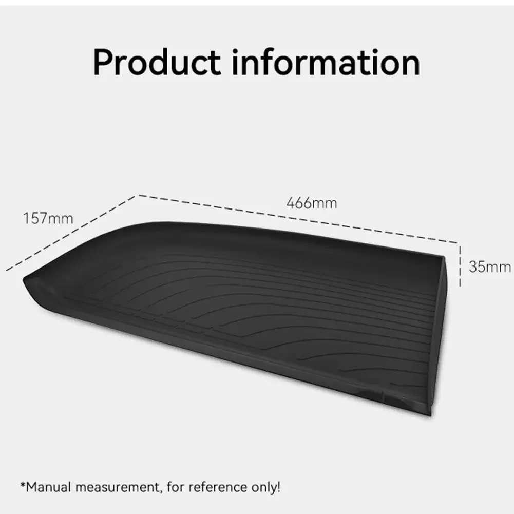 For Toyota Voxy/ NOAH 80 2014-2021 Car Co Pilot Silicone Storage Pad Anti Slip And Heat-resistant Car Interior Decoration Tray 6