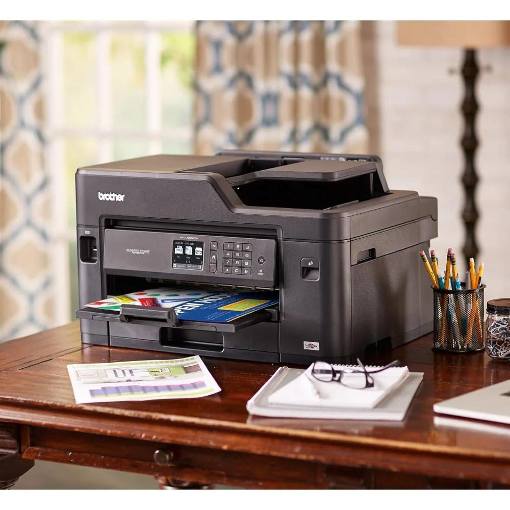 All-in-One Color Inkjet Printer, Wireless Connectivity, Automatic Duplex Printing, Amazon Dash Replenishment Ready